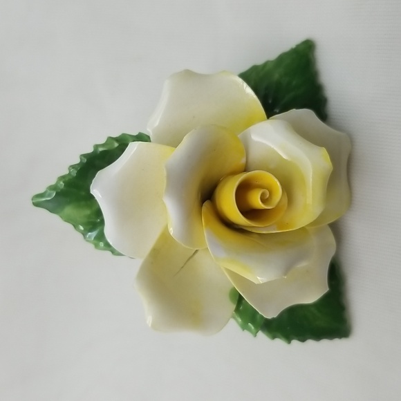Royal Adderley Porcelain Yellow Rose Flowers - Picture 7 of 14
